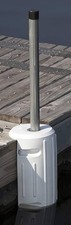 Attwood 93533-1 Softside UV-Resistant Marine Dock Edge Post Bumper, Heavy-Duty