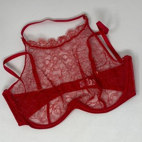 Agent Provocateur Annoushka Red Lace Bra AP4 Large