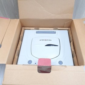 Excellent! Sega Saturn white console in box with manual CIB S/NO Match