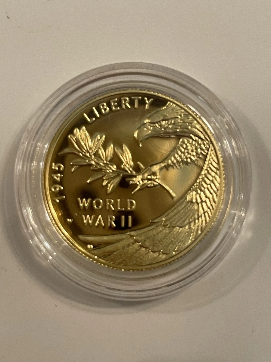 2020 End of World War II 75th Anniversary 1/2ozt .9999 Gold Coin