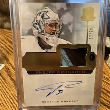 Philipp Grubauer Signature Materials The Cup #37/99 3 Color Patch Kraken