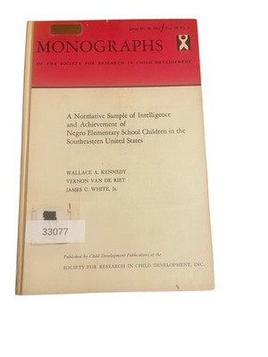 A Normative Sample of Intelligence Wallace Kennedy 1963 Research Child Dev