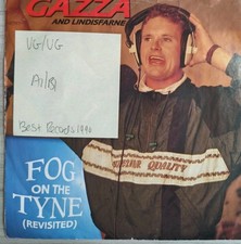 Gazza And Lindisfarne Fog On The Tyne Vinyl Record 7" VG/VG ZB 44083 1990