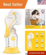 Manual breast pump with Flex Shields Harmony Single Hand for More Comfort and...