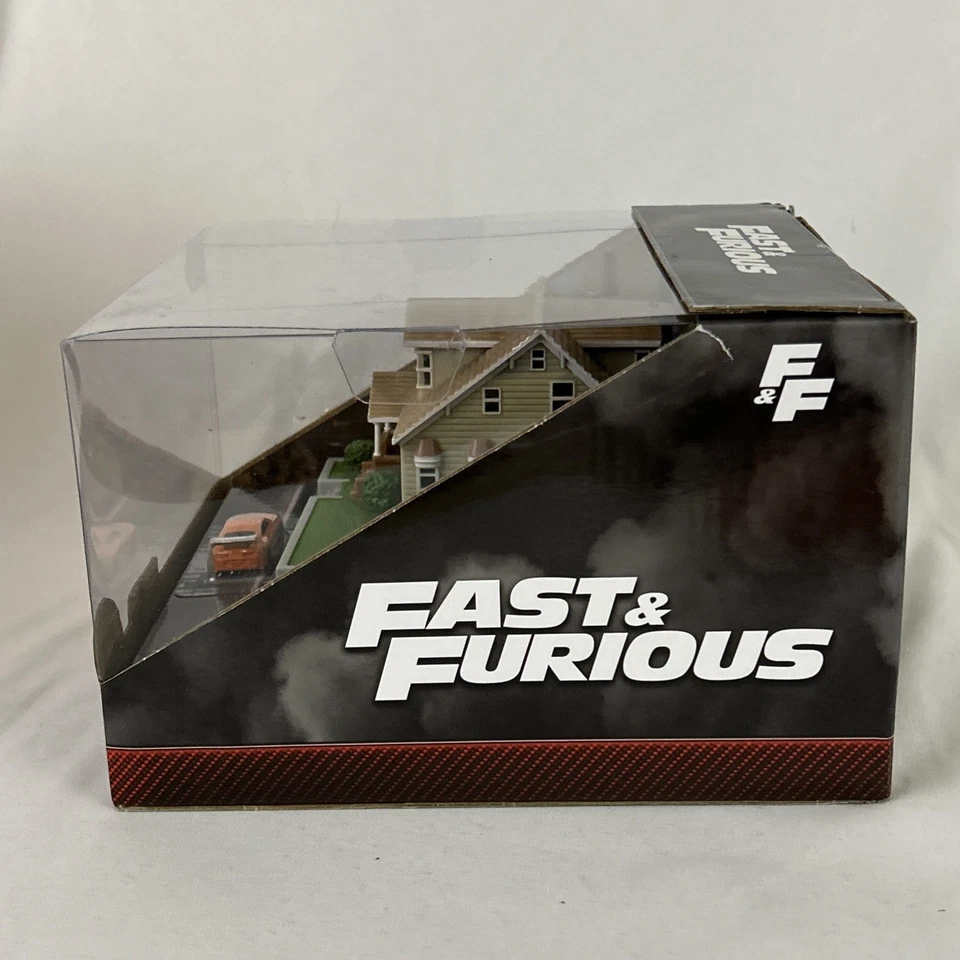 Jada Toy Fast & Furious Nano Scene Toretto House Toyota Supra Dodge Charger New - Image 3 of 4