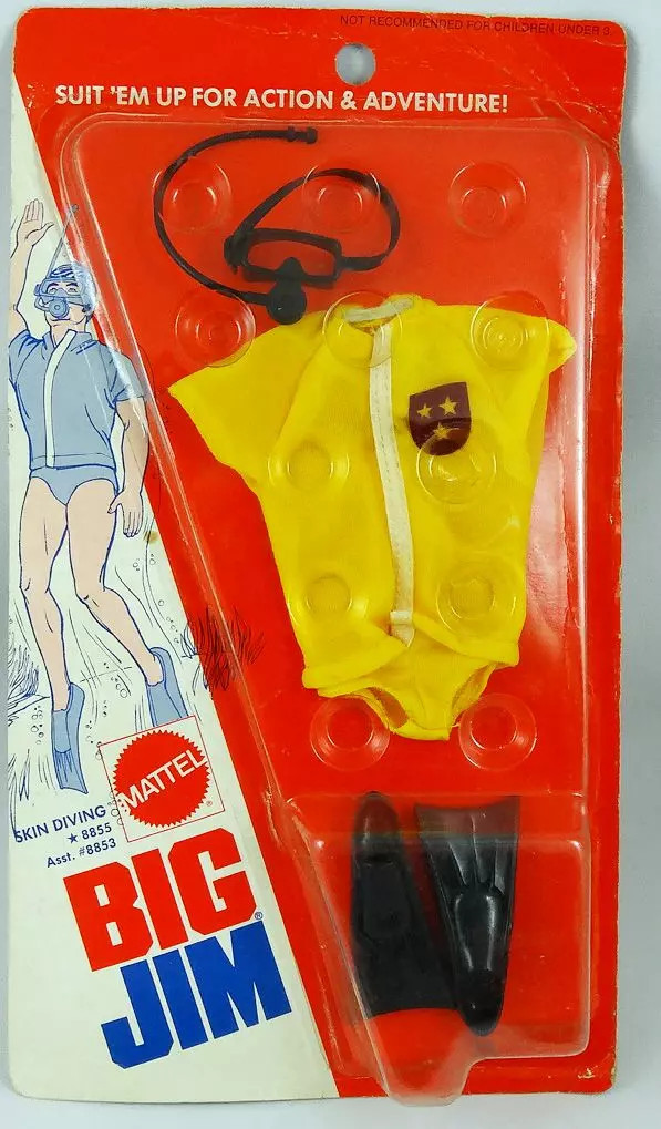 Tenue de plongée en apnée Big Jim pour simuler les explorations sous-marines