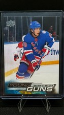 2022-23 Upper Deck Braden Schneider Young Guns RC Rookie Card #214 Rangers NHL. rookie card picture