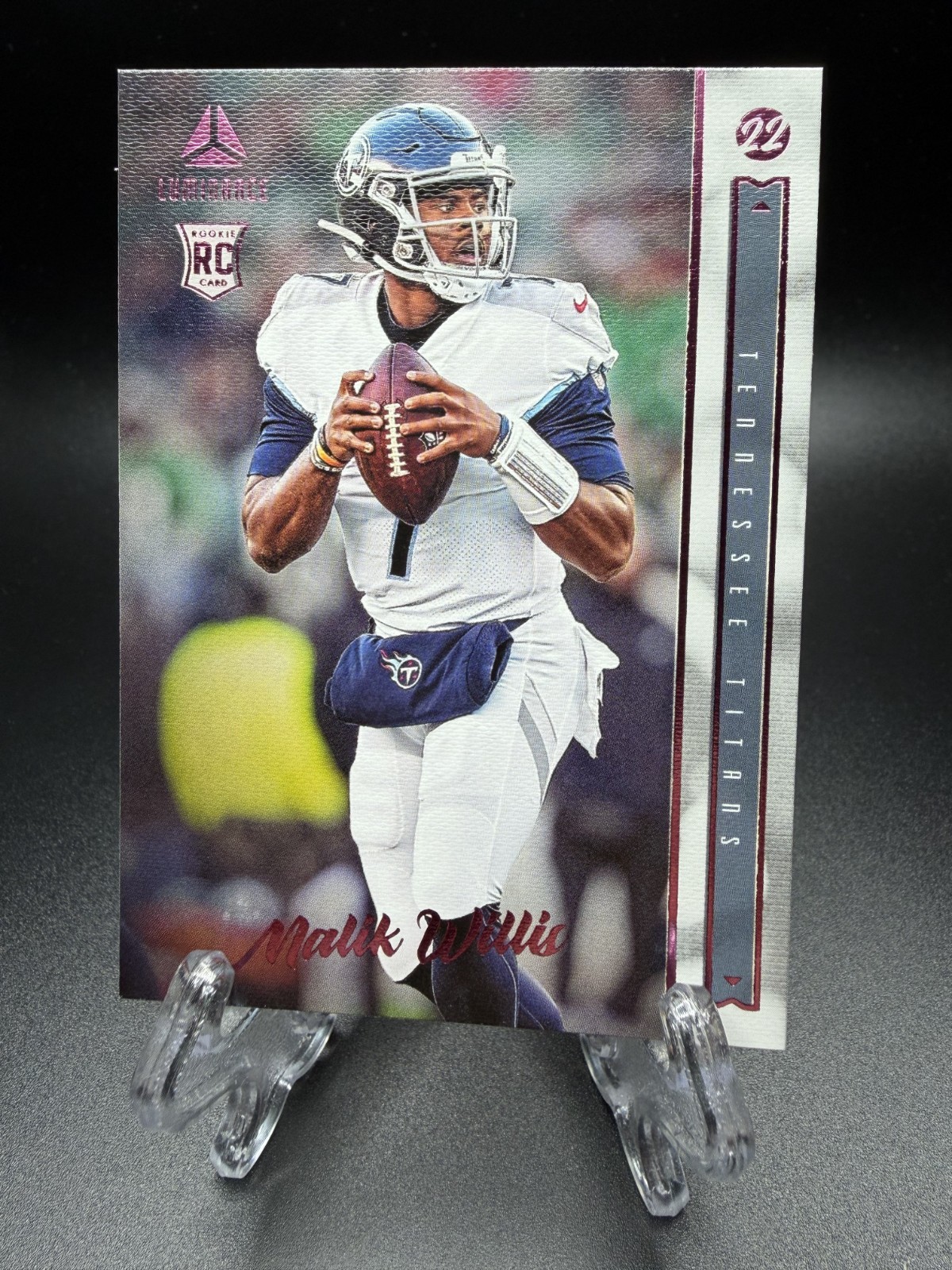 2022 Panini Chronicles - Luminance Update Rookies Malik Willis #201 Pink (RC)