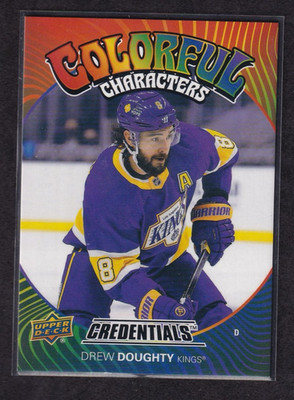 2021-22 Upper Deck Credentials - Colorful Characters Drew Doughty #CC-8