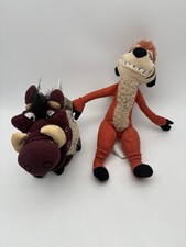 NWT Disney The Lion King Broadway Musical - Timon  Pumbaa 10  Plush Stuffed NEW