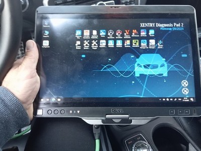Dell XT3 Touchscreen Diagnose Laptop Xentry DAS 9/25 + SSD C4 Multiplexer