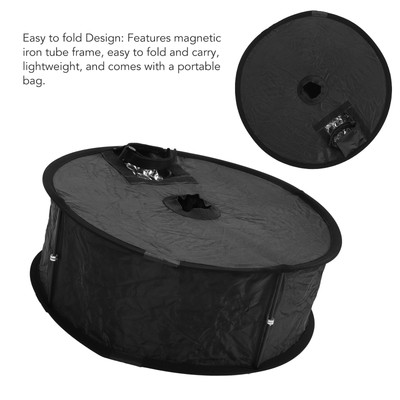 Ring Flash Softbox 17in Flash Diffuser Foldable Portable With Carrying Bag P Fit