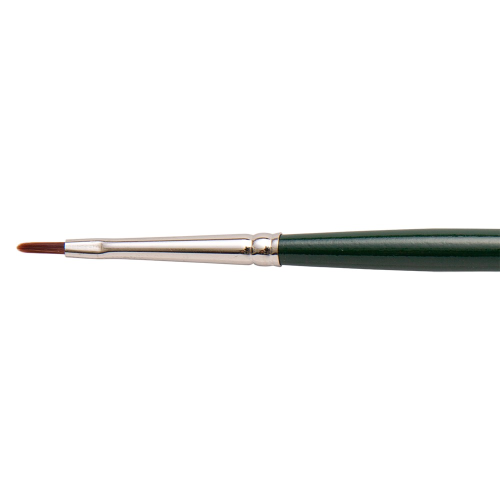 Silver Brush : Ruby Satin : Synthetic Brush : Series 2503S : Filbert : Size 0