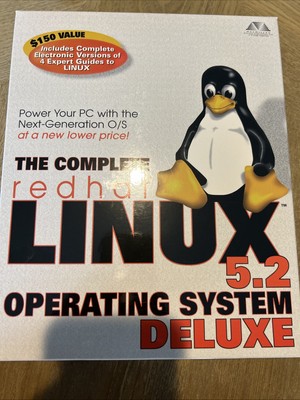 The Complete Redhat Linux 5.2 Operating System Deluxe Secure Server Partial Seal