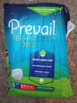Prevail  Per-Fit 360 Maximum Plus Incontinence Brief Size 1  26'' 48'' In New