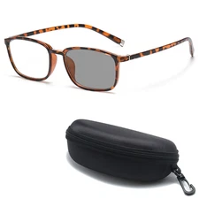 Photochromic Multifocal Reading Glasses Anti Blue Light Readers TR90 Eyeglasses