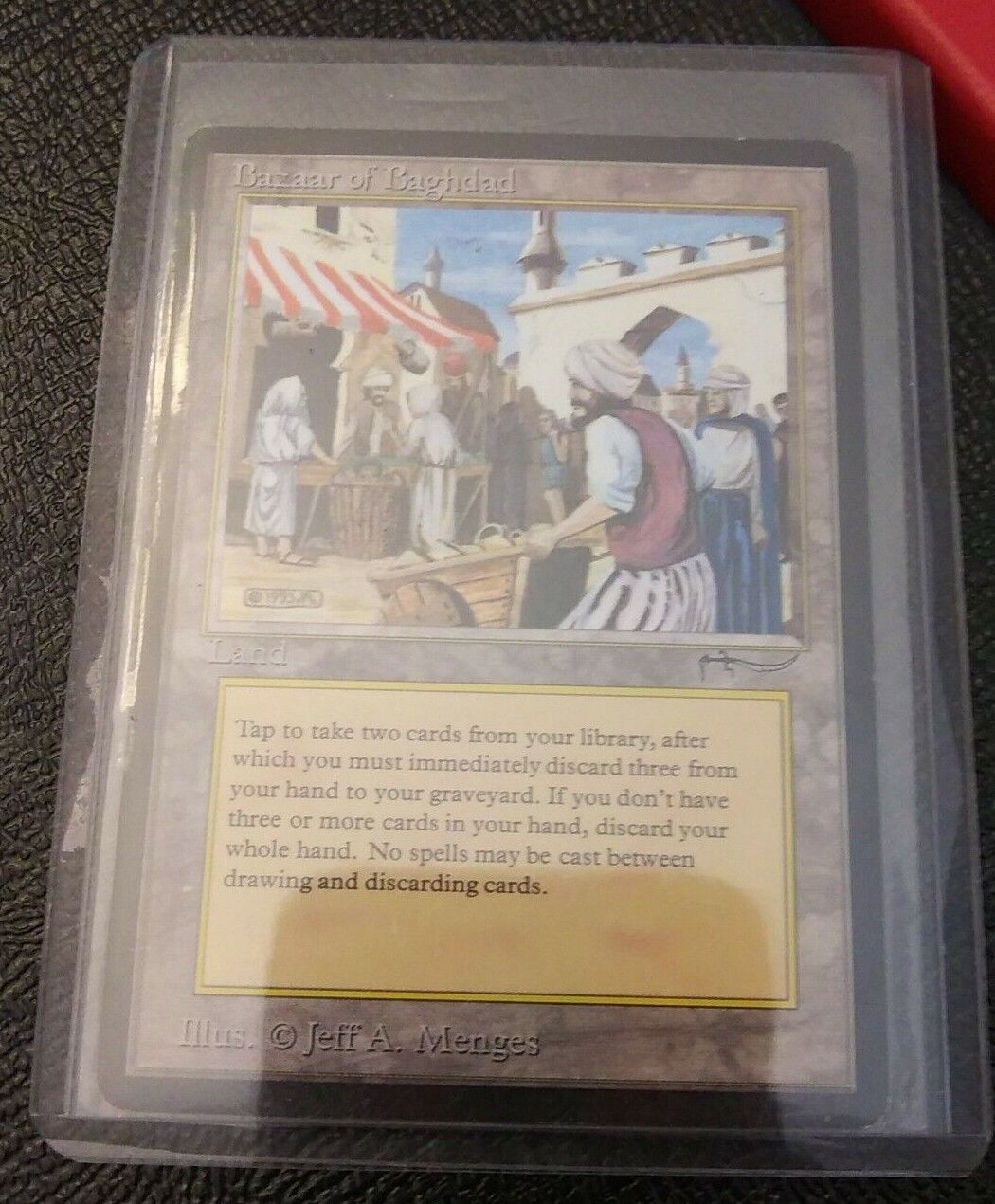 Magic The Gathering - Arabian Nights - Bazaar of Baghdad - Original MTG CCG