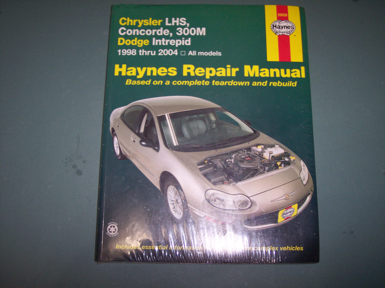 Haynes 25026 Repair Manual Chrysler LHS, Concorde, 300M, Dodge Intrepid ...