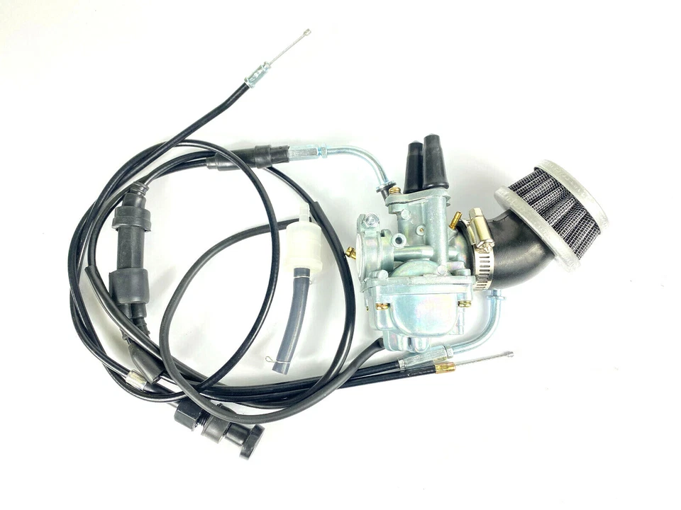 Carburador con cable de acelerador estrangulador y filtro de aire Yamaha PW80 1983-2006 Foto 2 de 4