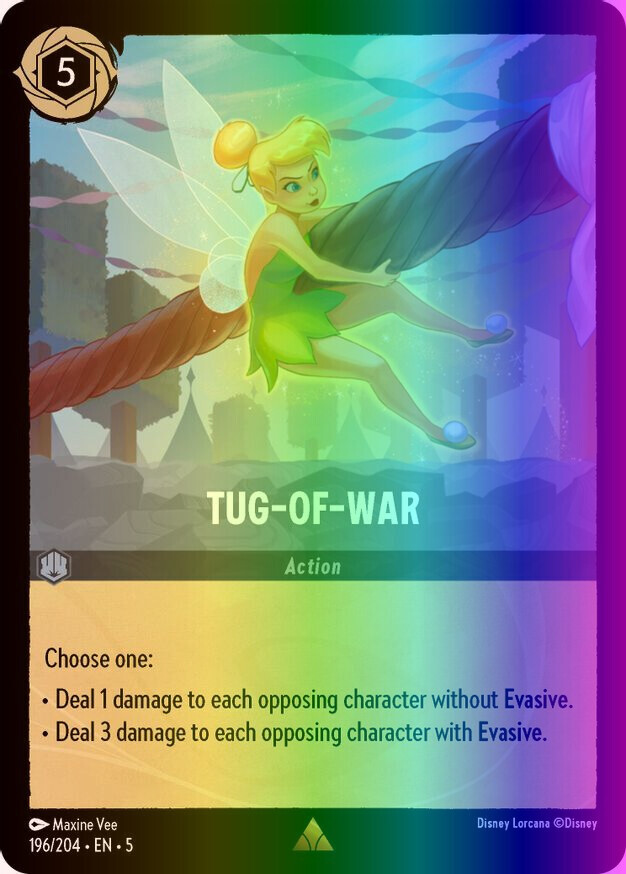 Lorcana Tug-of-War (196/222) Shimmering Skies NM FOIL