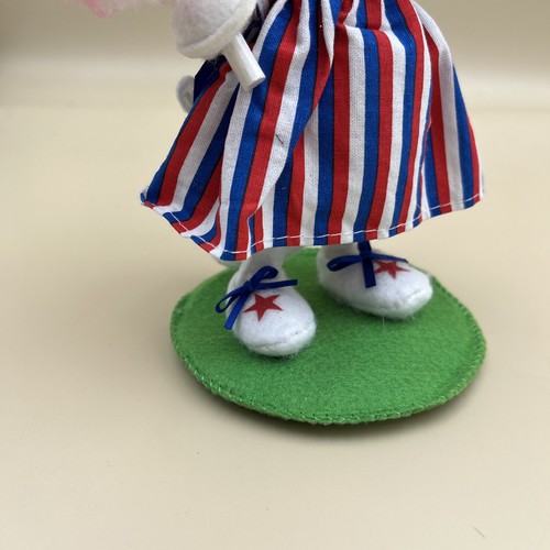 AnnaLee dolls 7โ 4th of July Red White Blue Cotton candy girl Mouse ๐บ๐ธ - Picture 9 of 11