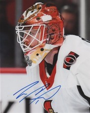 Ottawa Senators Mike Condon Mask Signed Autographed 8x10 Photo COA B