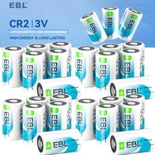 EBL CR2 Lithium Battery Photo DL-CR2 3V Batteries For Camera Flashlight Toy LOT