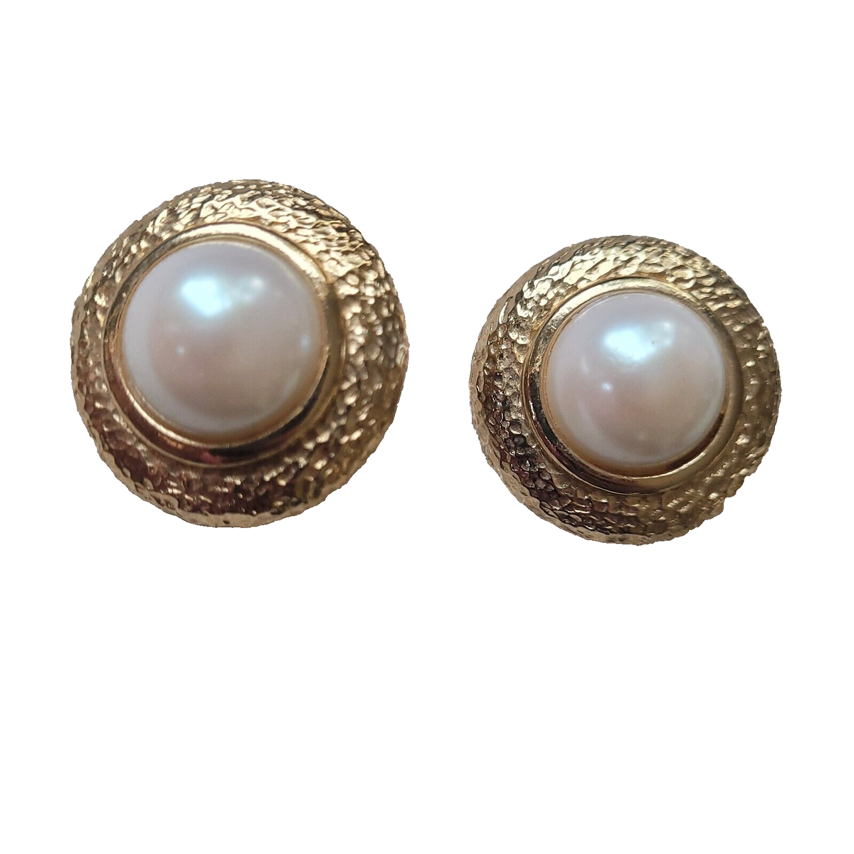 Vintage Signed GJD Ginnie Johansen Large Raised Mob'e Pearl