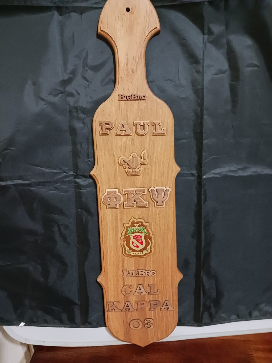 Vtg Pi Lambda Phi Wood Fraternity Paddle 30