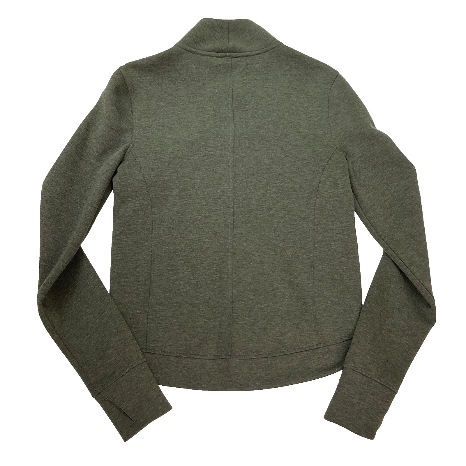 UNDERCOVER Felpa con cappuccio e zip intera Victoria's Secret Sport verde pile nuova con etichette taglia S M