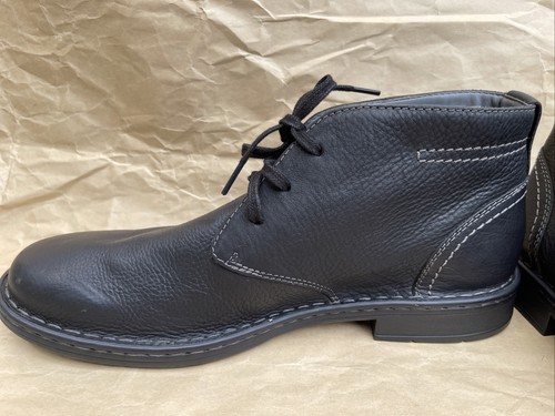 Clarks Collection Limit Schwarz Leder Chukka Stiefel 26112749 Herren 13/47M Brandneu - Bild 2 von 12