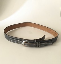 DunDee Genuine Leather Belt Women's Size 36 Gray Western Boho
