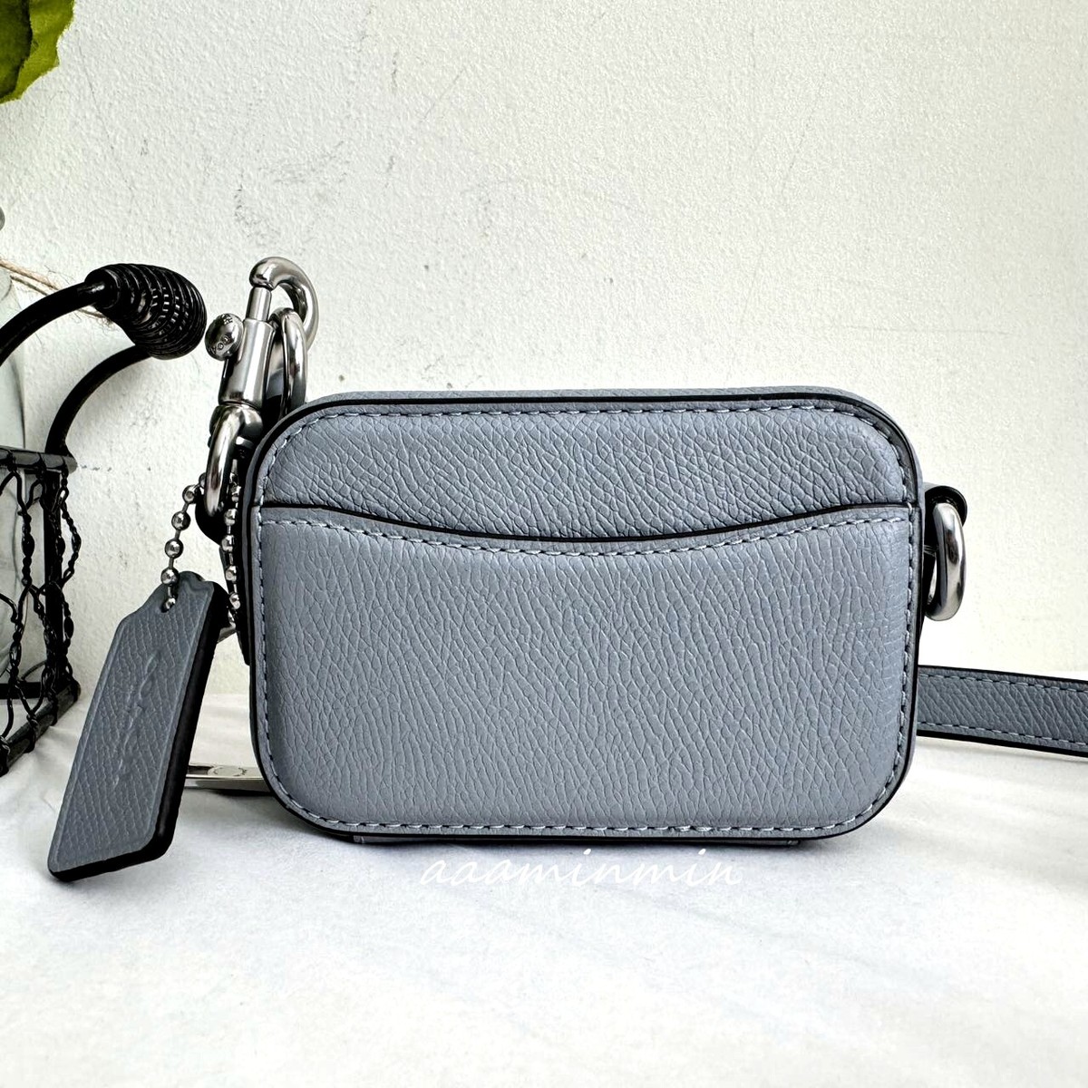 COACH クロスボディポーチ　CP271 Coach Crossbody Pouch in Crossgrain Leather CP271 NWT | eBay