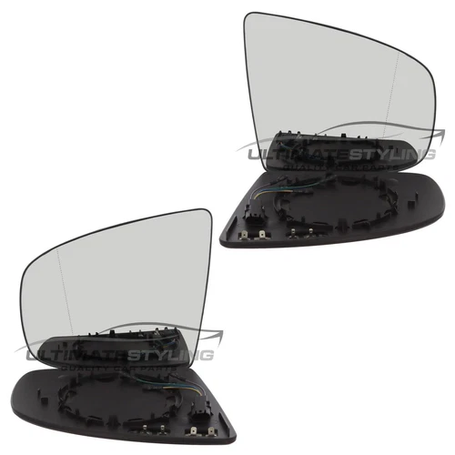 Wing Mirror Glass BMW X5 E70 2006-2014 Heated Aspherical Auto Dimming 1 Pair