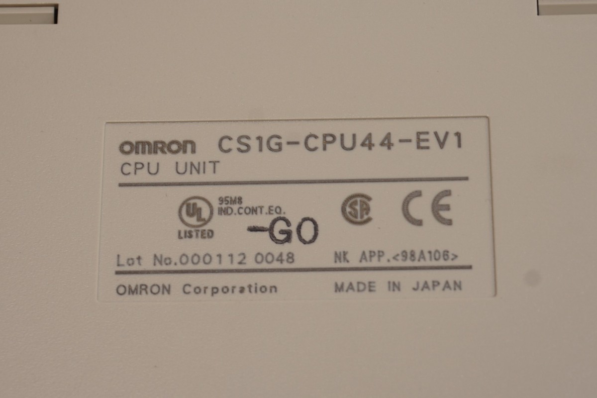 OMRON PLC SET CS1G-CPU44-EV1[CS1W-SCB21],PA204,CLK21,SP001,AD003