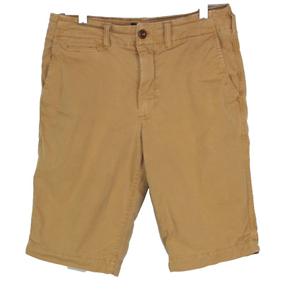 American Eagle Shorts Tan Bermuda Men Size 28 Next Level Flex Longer Length