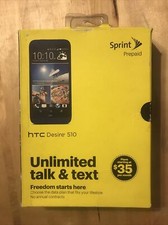 Sprint HTC Desire 510 Pre-Paid Cellular Phone   BRAND NEW BLACK