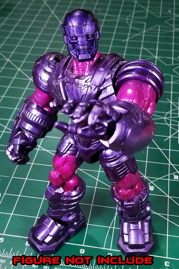 Custom Resin Cast purple sentinel head 1:12 scale Legends X-Men | eBay