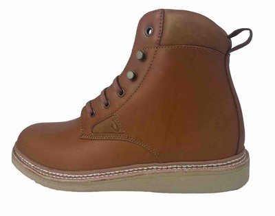 Olukai Kilakila Boots Coconut Husk Brown Leather Work Chukka 