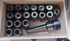 K-gualda Collet Chuck Hand for Lathe MT3-ER32 M12& ER32 Collet Chuck Set (18pce)