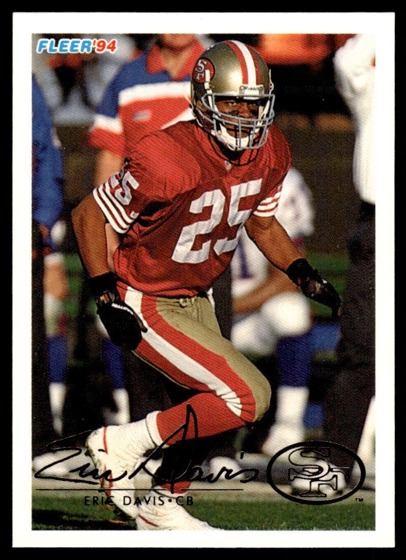 1994 Fleer #412 Eric Davis – 49ers