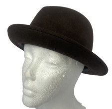 Vintage Adam Fifth Avenue MCMXI Fedora Felt Hat Brown Retro Classic Cap