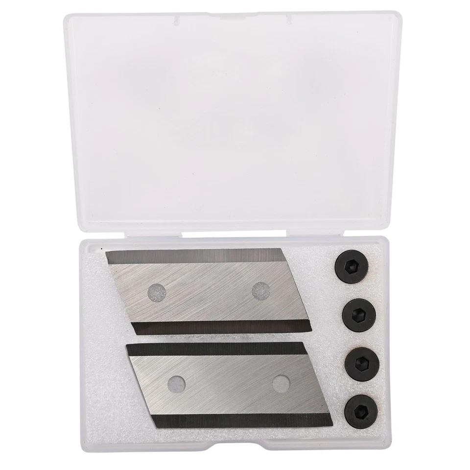 2X Häcksler Schredder Klinge Gartenhäcksler Messer Ersatzklingen mit M6 Schraube - Bild 2 von 4