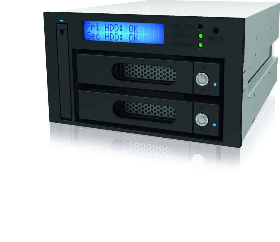 RAIDON IR2623-S3  Internes RAID für 1x 2,5"/2x3,5" SATA Laufwerke 60292 NEU - Bild 4 von 4