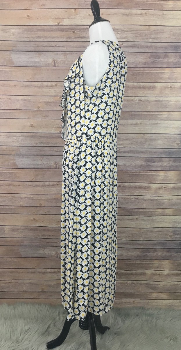 New Love Moschino ruffled floral-print crepe dress (Size 8) | eBay