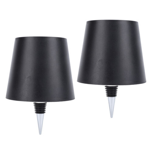 2pcs Touch Wine Bottle Lamp Stylish Minimalist Rechargeable RGB Lights EUY - Picture 3 of 24