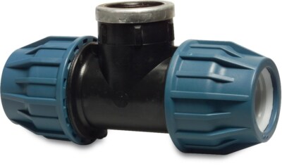 Kompression Innengewinde BSP Abzweigstück für MDPE Wasserleitung 20 mm bis 110 mm
