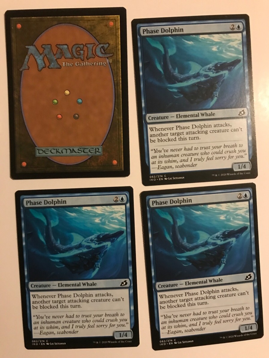 PHASE DOLPHIN x4: IKORIA Magic the Gathering Mtg card; NM