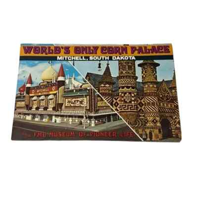 Worlds Only Corn Palace Mitchell South Dakota Vintage Travel Brochure 1971
