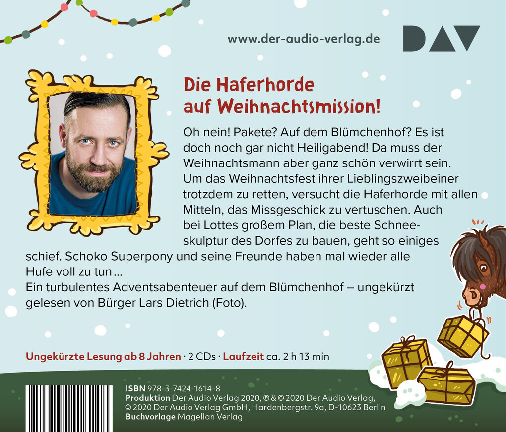 Thumbnail - Die Haferhorde 16: Advent, Advent, Ein Pony Rennt | Suza Kolb | 2020 |